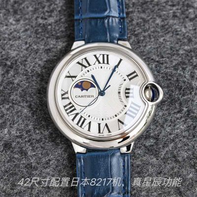 TW Factory Cartier Ballon Bleu 8217 Movement 42/37/33MM Swiss movement replica watches USA